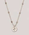 OLD GUCCI Ob` / INTER LOCKING BOULE CHAIN NECKLACE [h[ CY lbNX Vo[ t[