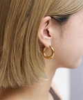 fB[X yMERAKI/Lzround pierced earrings sAX CGi sAXipj S[h t[