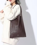 yblancle/ uNz S.LETHER SIDEZIP TACK TOTE ATu g[gobO uE t[