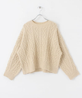 unfil cable-knit sweater