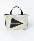 and wander CD logo tote bag small