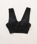 fB[X yunfil/ AtBz stretch organic cotton bra top XsbNXp ̑t@bV ubN S