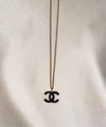 fB[X T CHANEL necklace logo GfBbg tH[  lbNX S[h t[