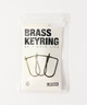 JOINT WORKS LIXTICK BRASS KEYRING WCg[NXc