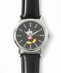Mickey Mouse Watch｜ブラック×シルバー アンサンブル 腕時計 シルバー フリー
