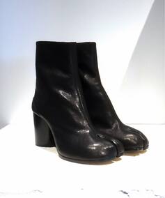 レディース 【Maison Margiela/メゾンマルジェラ】S58WU0260：'Tabi' boots：ブーツ シティショップ ブラック 38