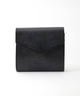 【Hender Scheme / エンダースキーマ】flap wallet エディフィス 財布・コインケース ブラック フリー