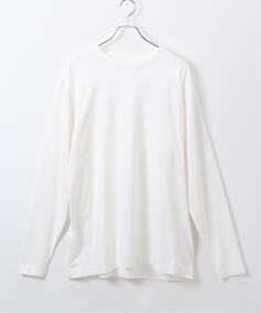 【The Terrusse / ザ・テラス】 organic cotton long t-shirt アンフォロー Tシャツ／カットソー ホワイト 4