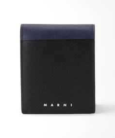 【MARNI / マルニ】WALLET E/W レザー エディフィス 財布・コインケース ブラック フリー