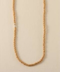 レディース 【DOUGH.】 Beads necklace 65cm ノーブル ネックレス ベージュ フリー