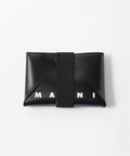 メンズ 【MARNI / マルニ】CC HOLDER パルプ カードケース ブラック フリー