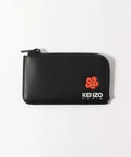 【KENZO / ケンゾ—】ZIP CARD HOLDER BOKE FLOWER ベイクルーズデポ カードケース ブラック フリー