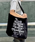 レディース 【NEWYORK OR NOWHERE】logotote bag(BLK) エーピーストゥディオ トートバッグ ブラック フリー