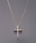 yGUCCI Vintage / Ob` zSolid Cross Necklace [h[ CY uXbgEoO Vo[ t[