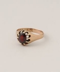 yUK Vintage JewelryzK9 Garnet Gypsy Ring [h[ CY O S[h t[