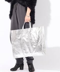 s\tyblancle/ uNzM.LEATHER FLAT TOTE ATu g[gobO Vo[ t[