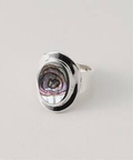 y XOLO JEWERLY / V WG[ zAmulet Ring with Abalone [h[ CY O Vo[ M